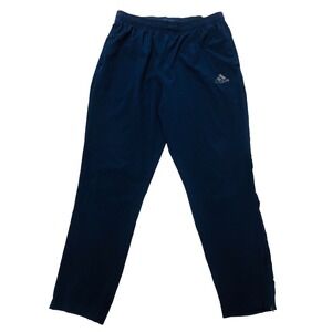 Adidas Sweatpants Men's XL‎ Navy Tapered Zip Windbreaker Ankle